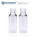 ALWSCI  2ml Clear Glass Screw Top 8-425 Thread Vials and  black closed top PP caps with silicone septa c0000001 C0000346